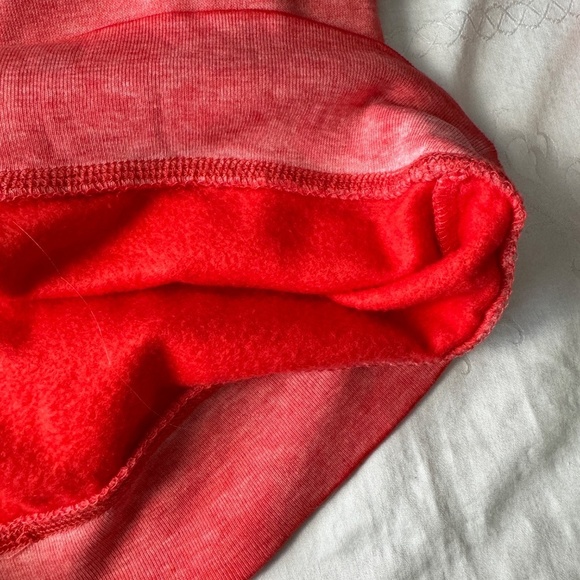 NBA Women's Red Detroit Pistons Retro Logo Long‎ Sleeve Fleece Sweatshirt Small - Picture 7 of 14